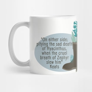 John Keats Sad Death Of Hyacinths Mug